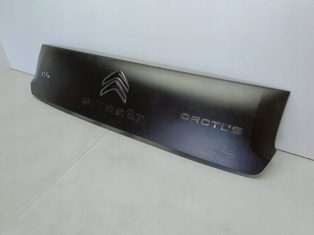 Citroen C4 Cactus 14- BLENDA NAKŁADKA OSŁONA KLAPY BAGAŻNIKA TYŁ 9801855280
