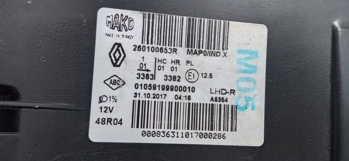 Renault Clio IV 4 Lift 16- Leuchte Vorne Rechts Scheinwerfer 260100653R — Foto 13 von 13