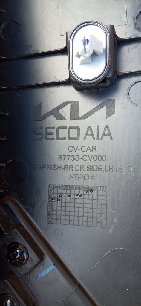 KIA EV6 2021- TÜRZIERLEISTE HINTEN LINKS MATT 87733-CV000