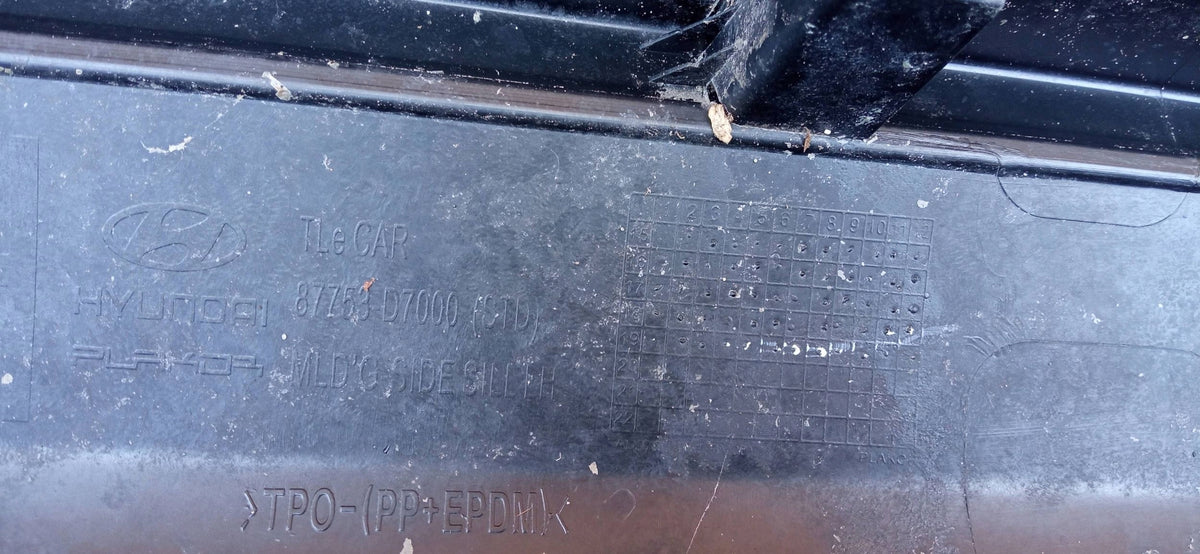 Hyundai Tucson III Tl 15- Bas De Caisse Baguette De Bas De Caisse Cache Gauche 87753-D7000 — photo 10 sur 10