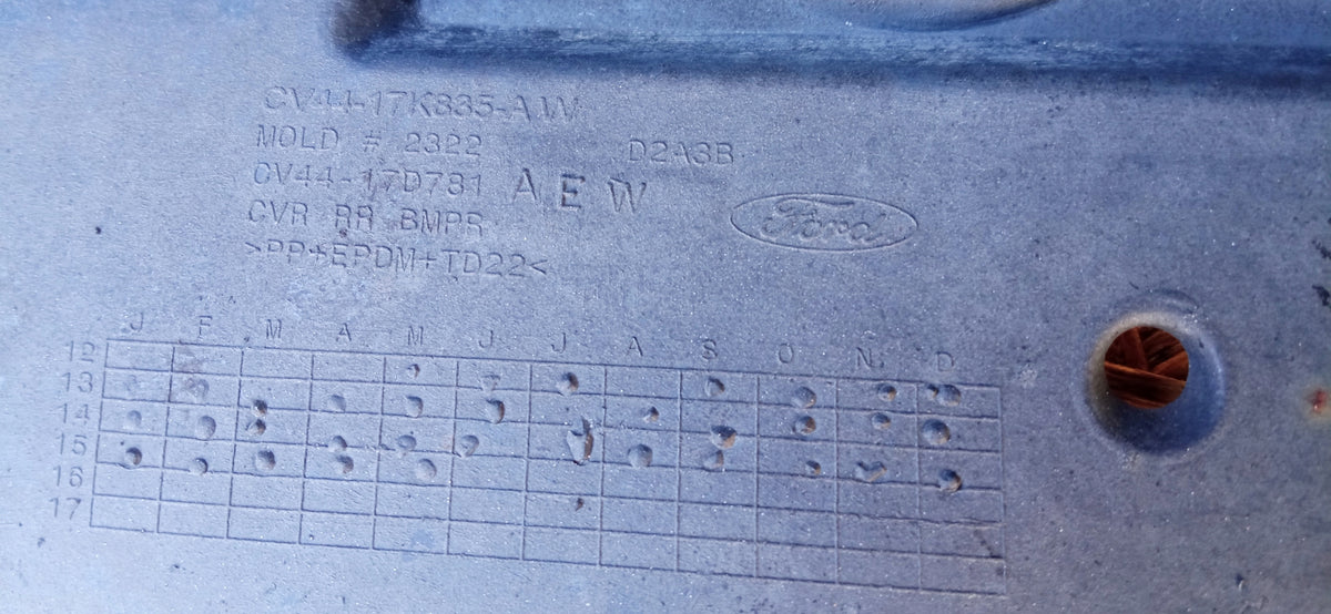 Ford Kuga MK2 II 12- Pare-Chocs Pièce D'adaptation Pare-Chocs Arrière Arrière CV44-17K835-Aw — photo 9 sur 9