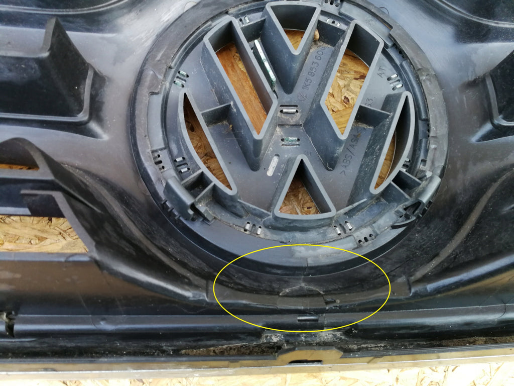 VOLKSWAGEN TIGUAN I 07- ATRAPA GRILL ZDERZAKA PRZEDNIEGO CHROM 5N0853651