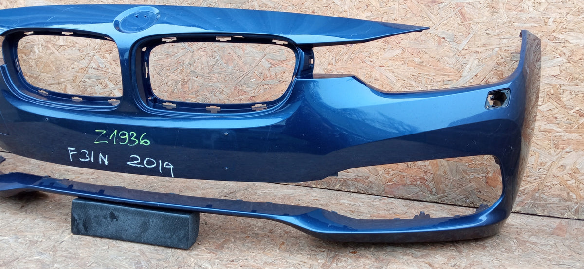 BMW 3 F30 F31 Lift LCI 15- Vorne Stossstange Vordere Ohne PDC 51117397622 — Foto 4 von 15
