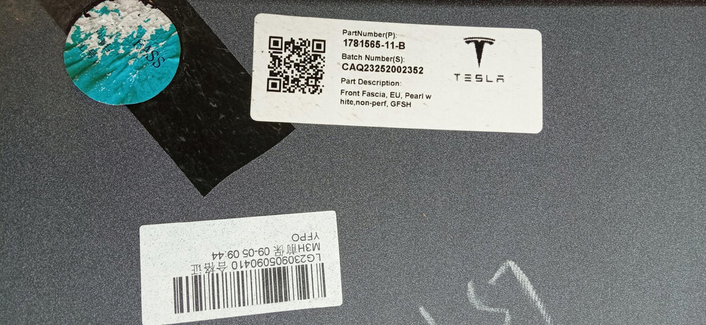 TESLA MODEL 3 HL HIGHLAND 23- STOSSSTANGE VORNE 1781565-11-B