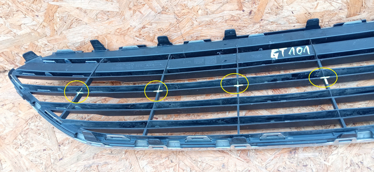 Ford Fiesta MK7 Lift 13- Kühlergrill Grill Gitter Vorne Stossstange C1BB-17B968-A — Foto 9 von 11
