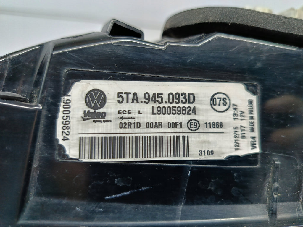VW TOURAN II 5TA 15- LAMPA KLAPY BAGAŻNIKA LEWY TYŁ 5TA945093D