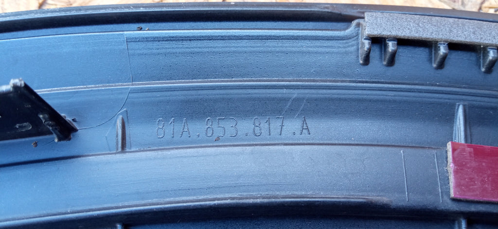 AUDI Q2 16- S-LINE LISTWA BŁOTNIKA LEWY TYŁ LEWA TYLNA 81A853817A