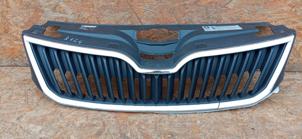 SKODA RAPID 12- CALANDRE CALANDRE GRILLE PARE-CHOCS AVANT CHROME 5JA853668
