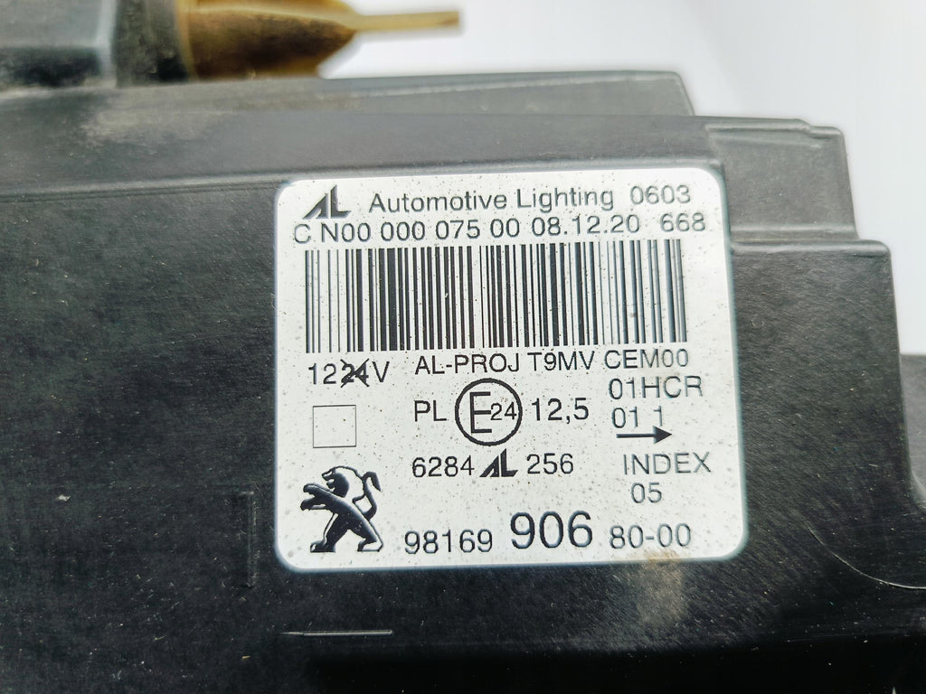 PEUGEOT 308 II T9 FACELIFT 17- SCHEINWERFER LINKS VORN LINSE+LED 9816990680