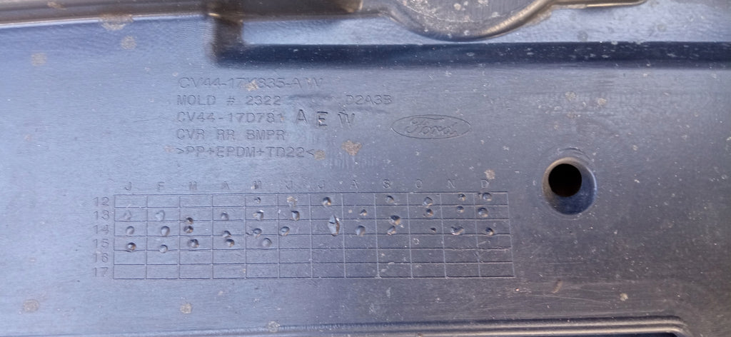 FORD KUGA MK2 II 12- ZDERZAK DOKŁADKA ZDERZAKA TYŁ TYLNA CV44-17K835-AW