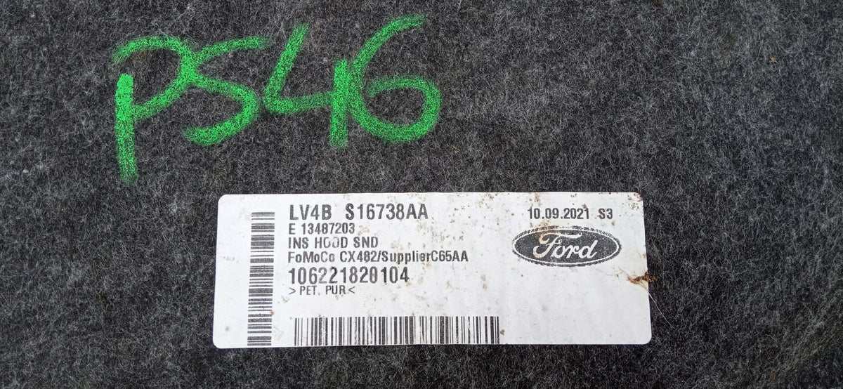 Ford Kuga MK3 Escape 19- Wygłuszenie Maski Podbitka Mata LV4B-S16738-Aa — zdjęcie 8 z 9