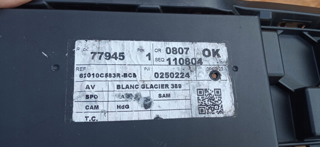 RENAULT MEGANE V E-TECH 21- KRATKA ATRAPA ZDERZAKA PRZEDNIEGO 620265718R