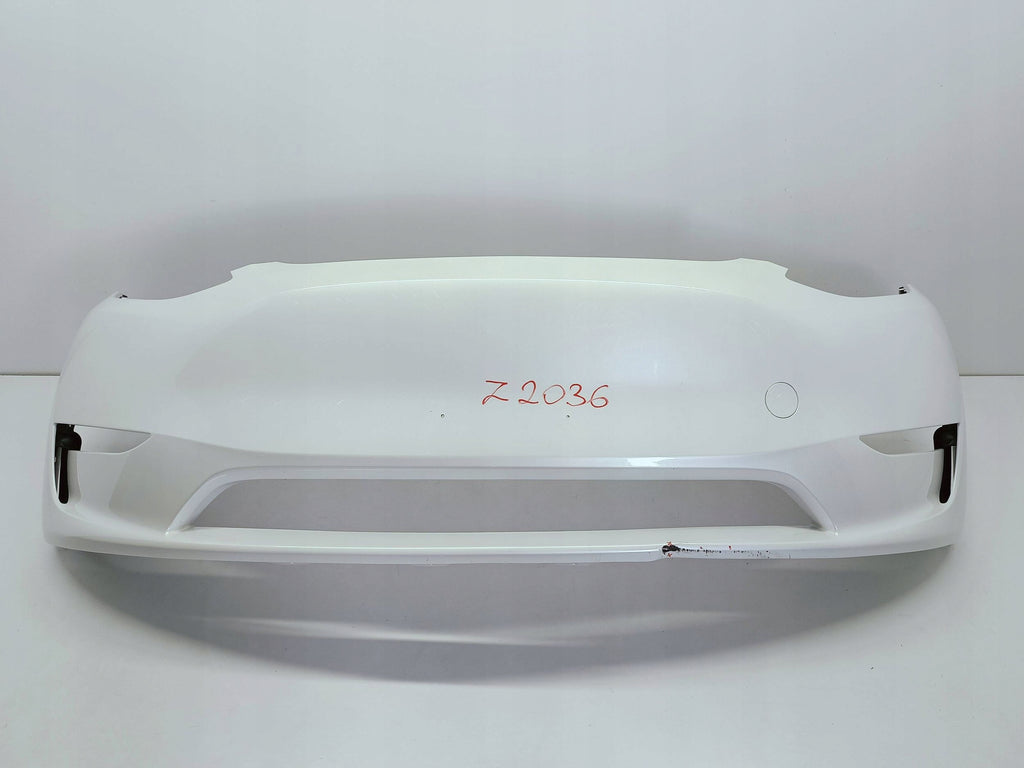 Tesla Model Y MJ 20 - STOSSSTANGE VORNE OHNE PDC WEISS 1493745-00-A