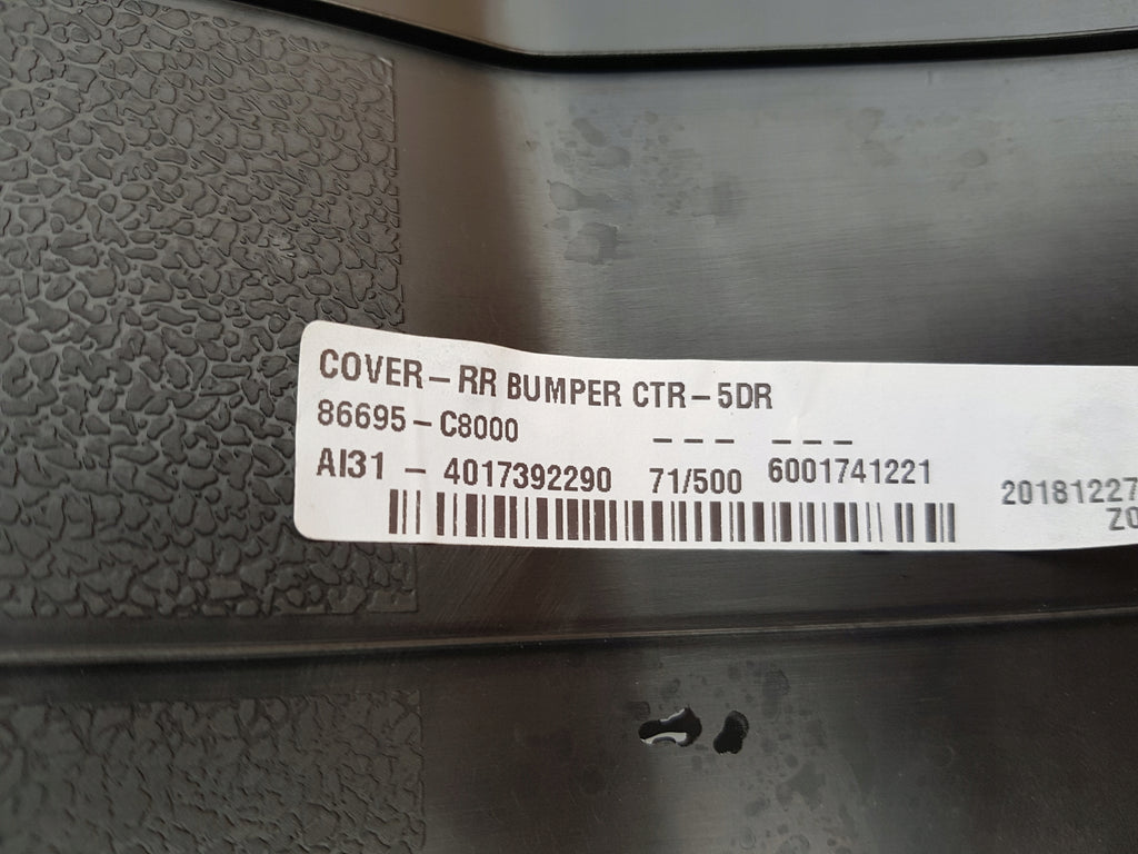 HYUNDAI I20 II LIFT 14- DYFUZOR DOKŁADKA SPOILER ZDERZAKA TYŁ 86695-C8000