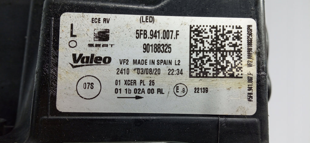 SEAT LEON IV 4 20- LAMPA LEWA PRZÓD PRZEDNIA FULL LED 5FB941007F