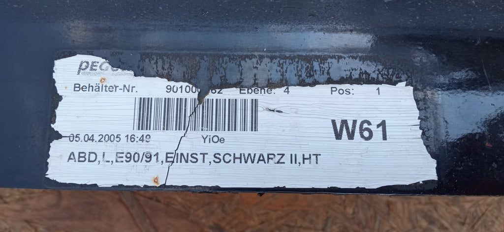 BMW 3 E90 E91 04- PRÓG NAKŁADKA PROGU LISTWA PROGOWA LEWA 5171-7062297