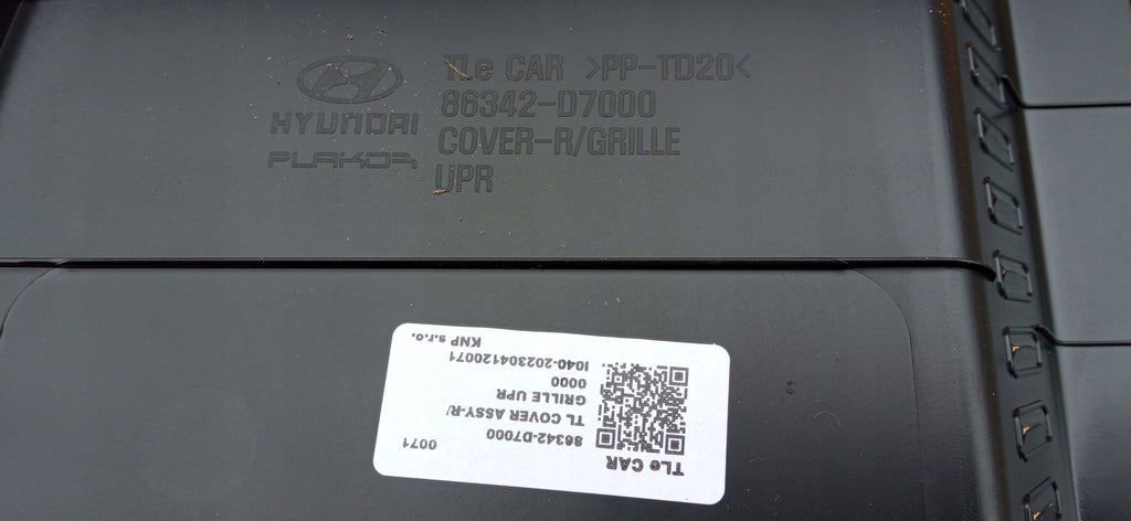 HYUNDAI TUCSON 15- OSŁONA NAKŁADKA GÓRNA PASA PRZEDNIEGO 86342-D7000