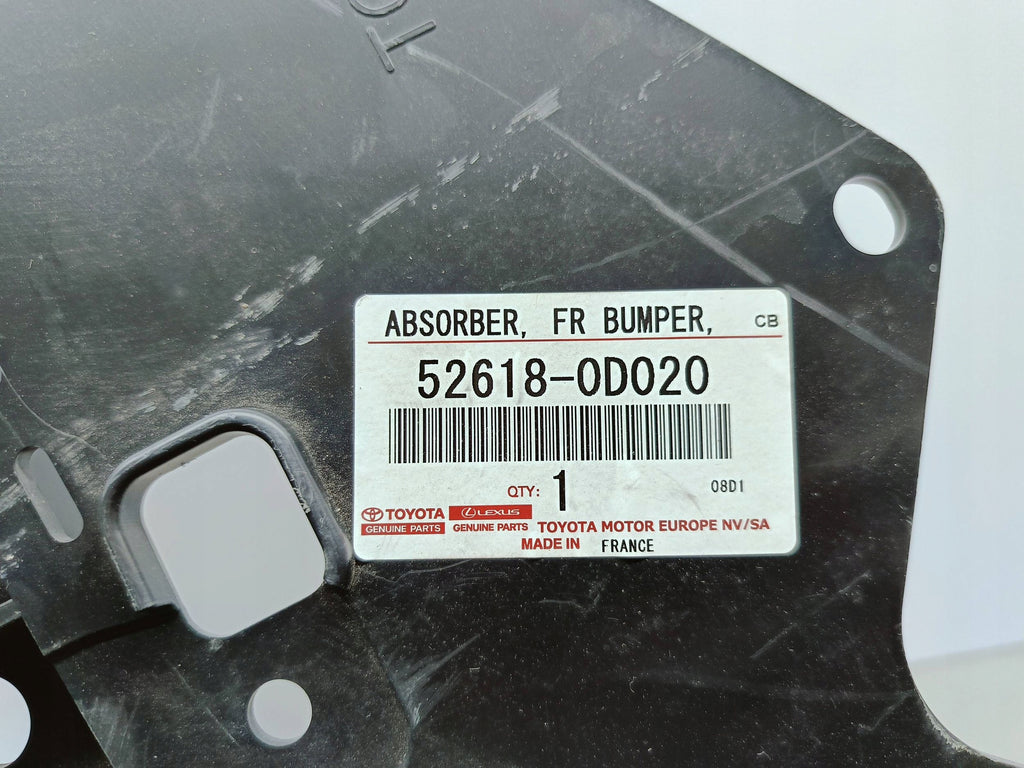 Toyota Yaris II LIFT 09- PŁYTA OSŁONA POD ZDERZAK PRZÓD 52618-0D020