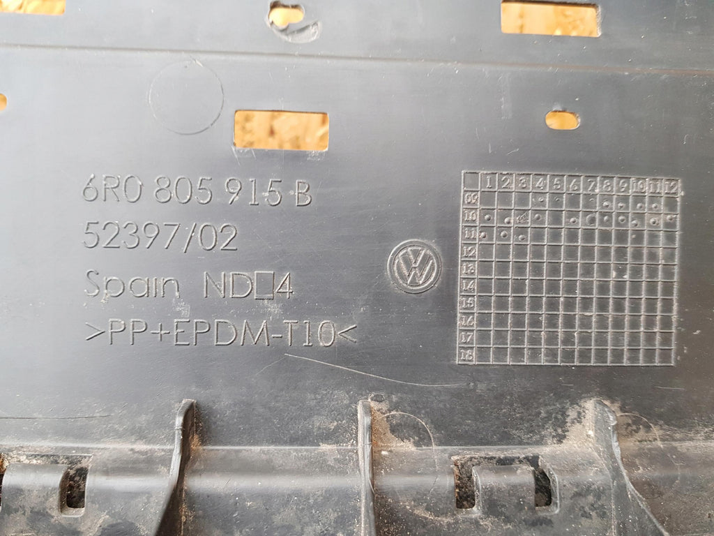 VOLKSWAGEN POLO V R-LINE 09- SPOILER DOKŁADKA ZDERZAKA PRZÓD 6R0805915B