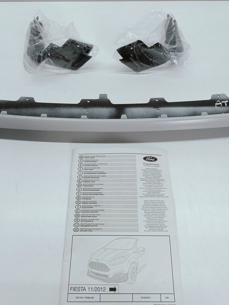 Ford Fiesta MK7 LIFT ST 12- SPOILER DOKŁADKA ZDERZAKA PRZÓD C1BJ-17B875-ADW