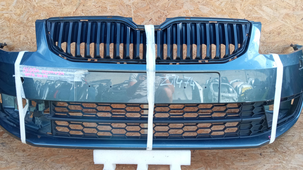 SKODA OCTAVIA III 12- ZDERZAK PRZÓD PRZEDNI SPRYSK ABSORBER GRILL 5E0807221