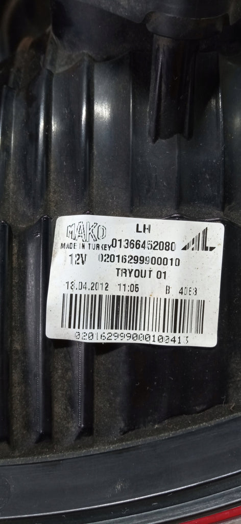 DUCATO III BOXER JUMPER II LAMPA LEWY TYŁ TYLNA 01366452080