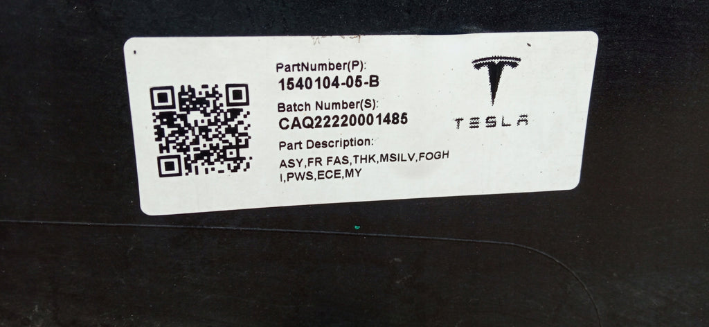 TESLA MODEL Y PDC ZDERZAK PRZÓD PRZEDNI 1540104-05-B