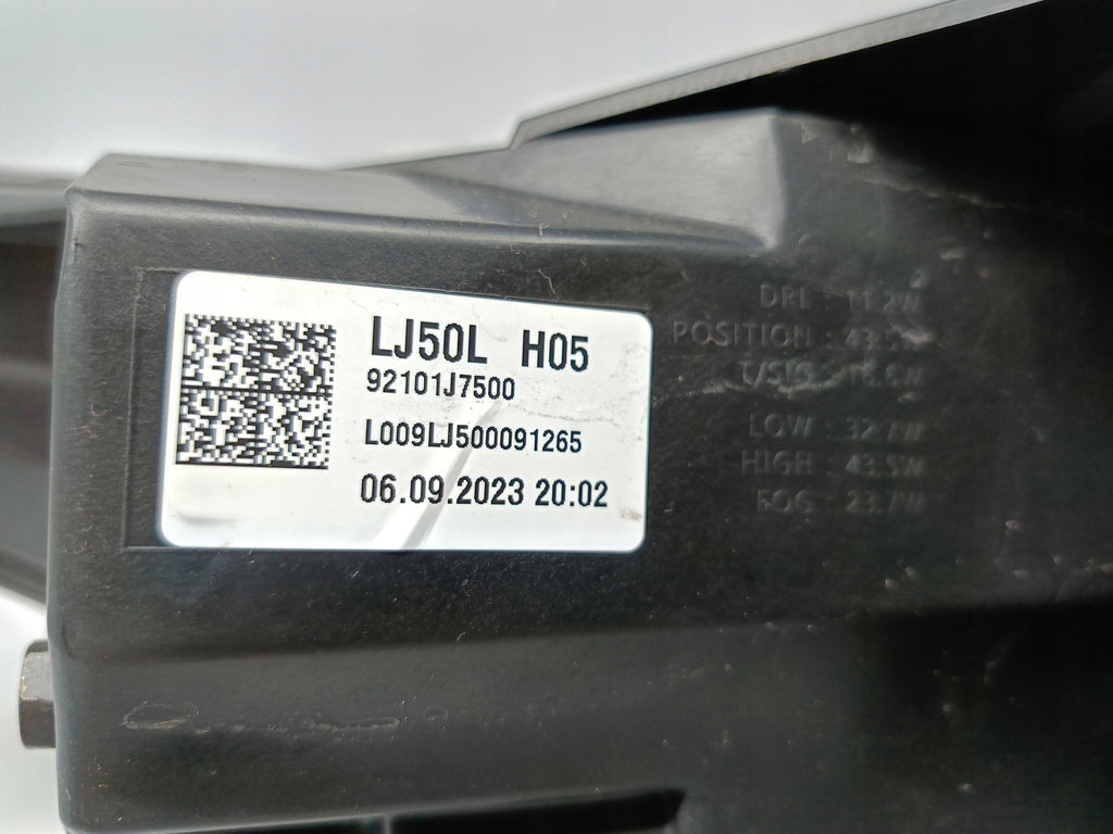 KIA CEED III LIFT 21- SCHEINWERFER LINKS VORNE FULL LED EU 92101J7500