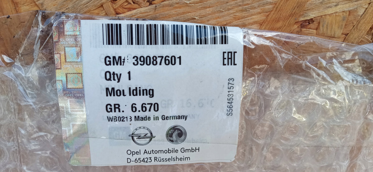Opel Insignia B Crossland X Protection Avant Droit Szyny Fotela Neuve 39087601 — photo 3 sur 8