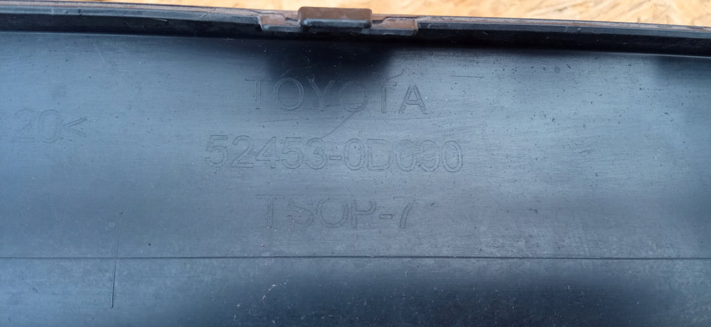 TOYOTA YARIS III LIFT 17- DYFUZOR DOKŁADKA SPOILER ZDERZAKA TYŁ 52453-0D090