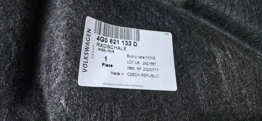 AUDI A6 S6 S-LINE C7 11- RADHAUSSCHALE LINKS VORNE LINKS VORDERE NEU 4G0821133D