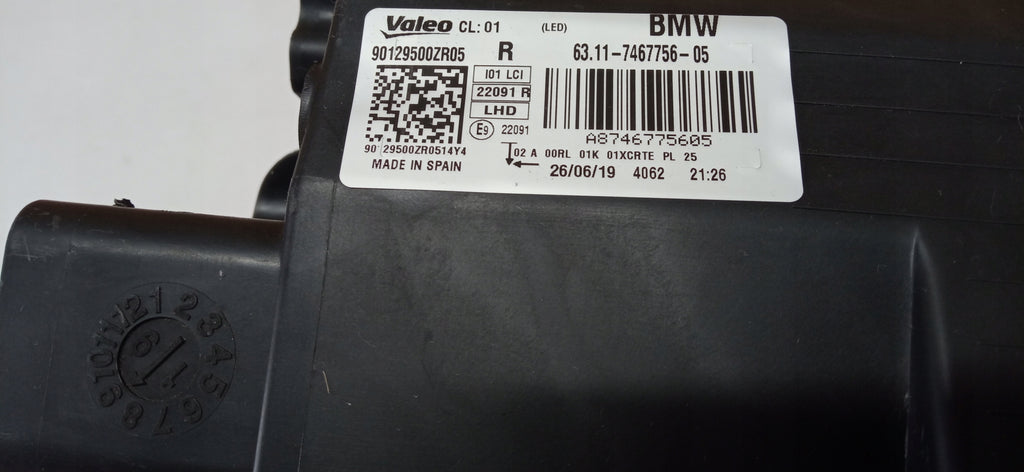 BMW I3 I 3 LAMPA PRAWA PRZÓD PRZEDNIA FULL LED ADAPTIVE EU 6311746775605