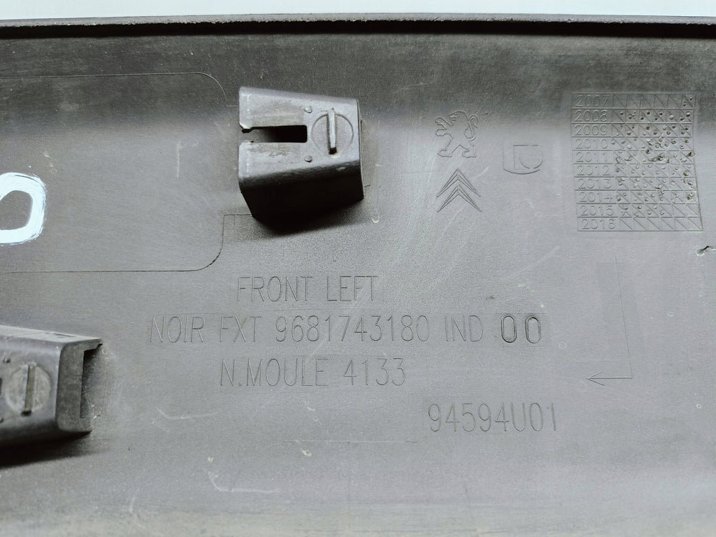 Citroen C3 Picasso 08- LISTWA NAKŁADKA DRZWI LEWY PRZÓD 9681743180