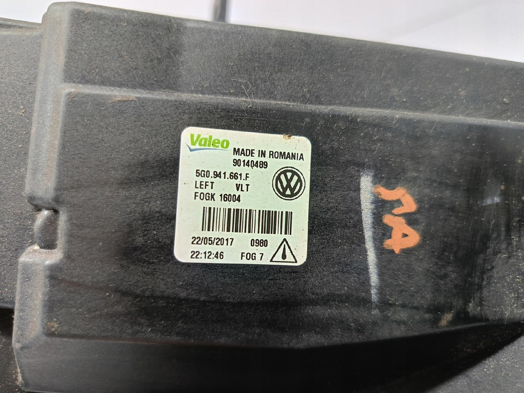 VW GOLF VII LIFT 17- HALOGEN PRZECIWMGIELNY ŚWIATŁO LEWY PRZÓD 5G0941661F