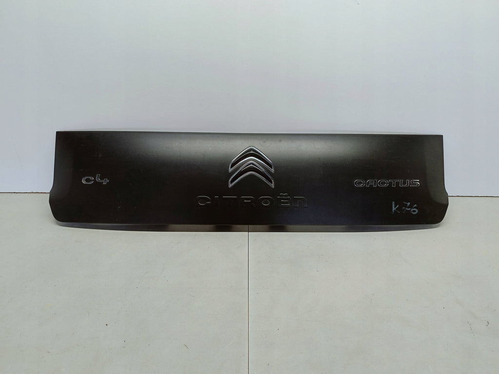 Citroen C4 Cactus 14- BLENDA NAKŁADKA OSŁONA KLAPY BAGAŻNIKA TYŁ 9801855280