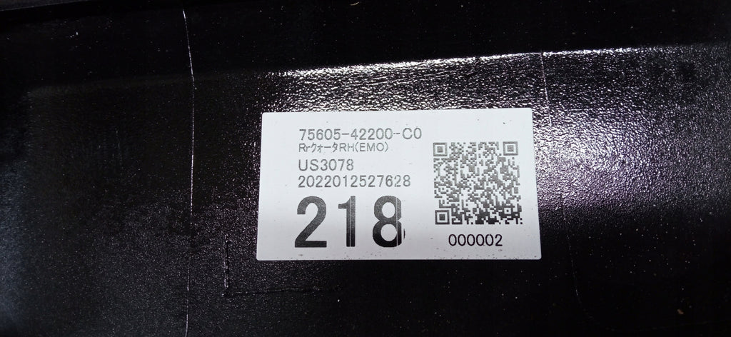 TOYOTA RAV 4 19- NAKŁADKA LISTWA BŁOTNIKA PRAWY TYŁ PRAWA TYLNA 75605-42200