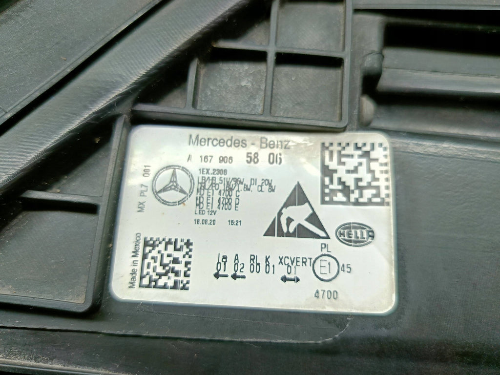 Mercedes-Benz GLE W167 II 19- SCHEINWERFER RECHTS VORNE MULTIBEAM A1679065806