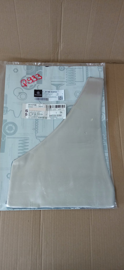 MERCEDES BENZ GLE A167 18- SCHALLDÄMMUNG HINTERE STOSSSTANGENVERKLEIDUNG A167885780864