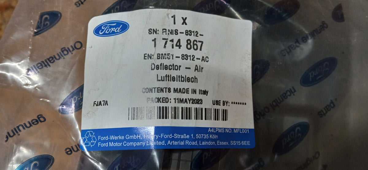Ford Focus 11- Steering Wheel Air Upper New BM51-8312-Ac — photo 3 of 9
