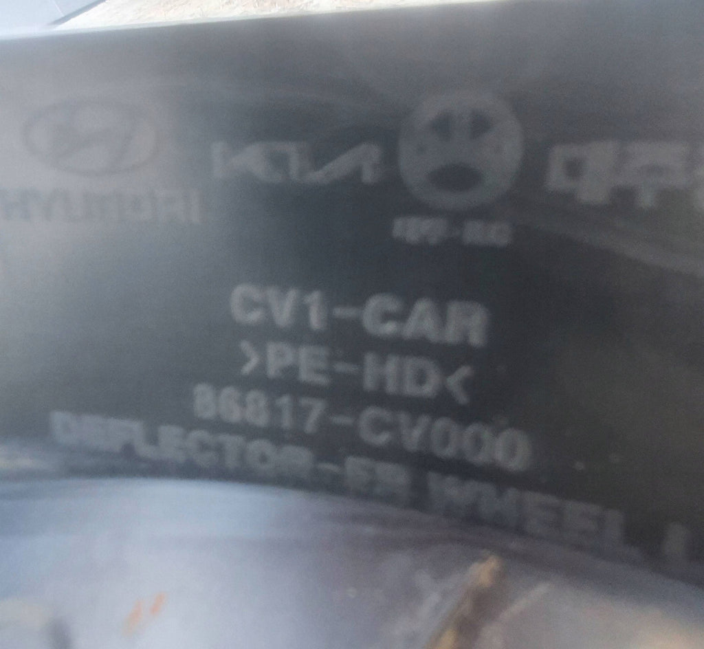 KIA EV6 EV 6 21- NADKOLE LEWY PRZÓD LEWE PRZEDNIE 86817-CV000