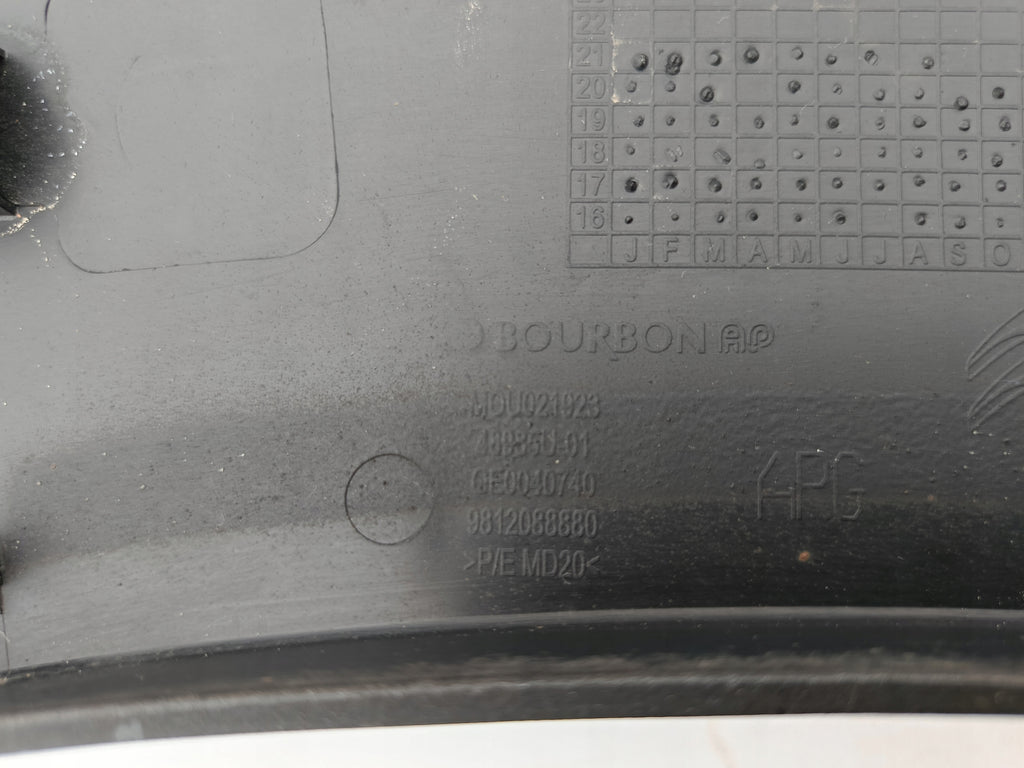 CITROEN C3 III 16- RADLAUFVERKLEIDUNG HINTEN LINKS 9812088880
