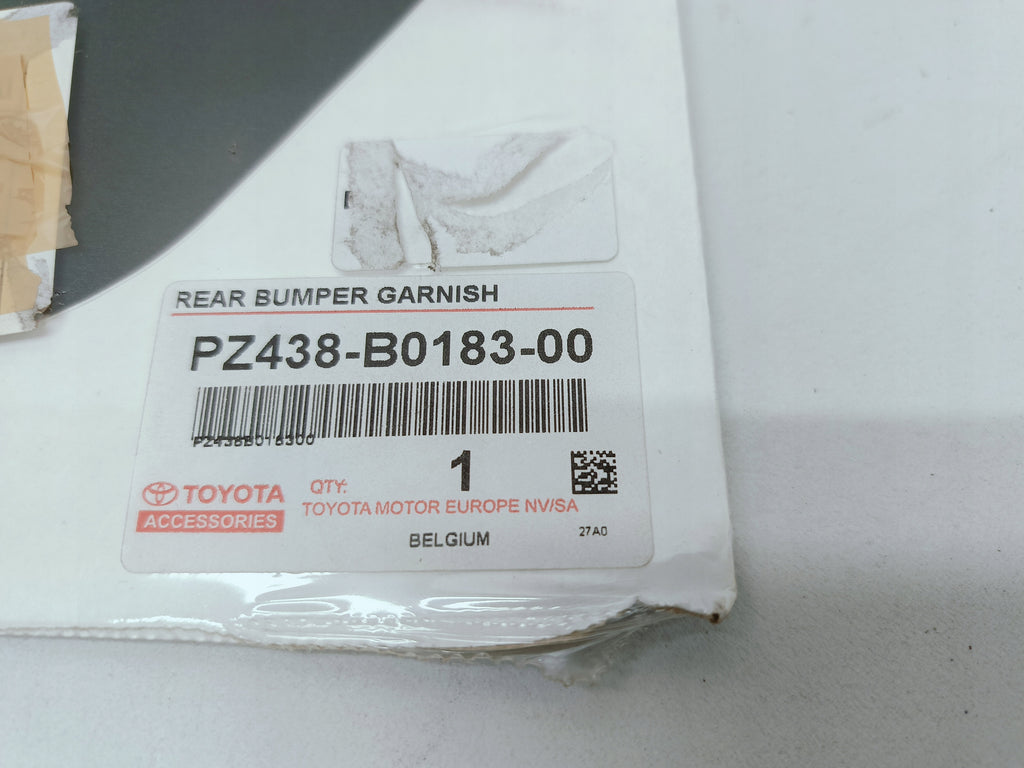 TOYOTA YARIS - NAKLEJKA OKLEINA FOLIA OCHRONNA ZDERZAKA TYŁ PZ438-B0183-00