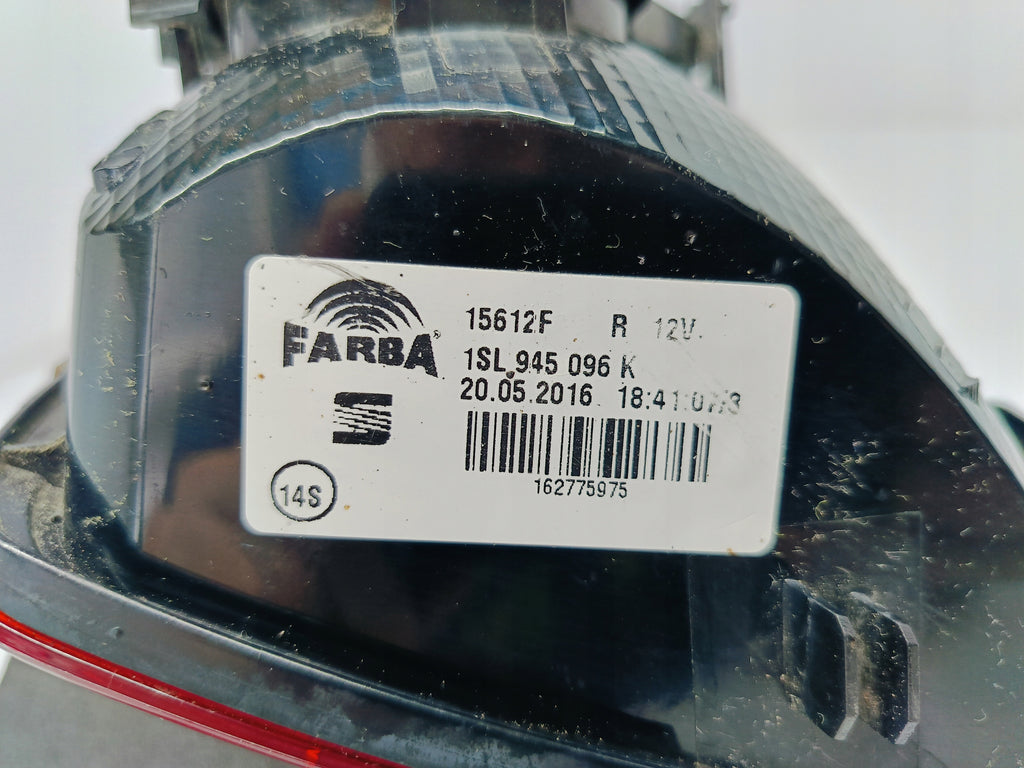 SEAT MII KF1 11- RÜCKLEUCHTE RECHTS HINTEN RECHTE HINTERE FARBE EU OEM 1SL945096K