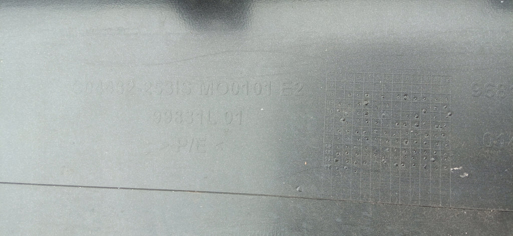 CITROEN C3 PICASSO 08- DOKŁADKA SPOILER DYFUZOR ZDERZAKA TYŁ 9681827377
