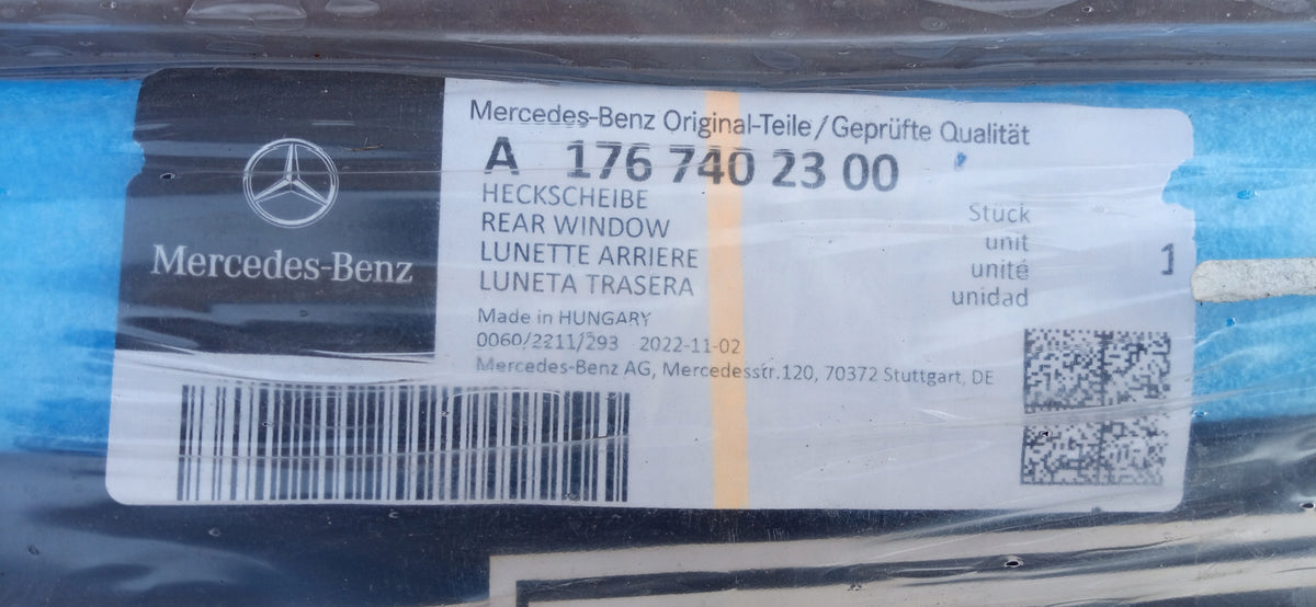 Mercedes Benz A-Classe W176 A176 12- Vitre Arrière Neuve OE A1767402300 — photo 7 sur 7