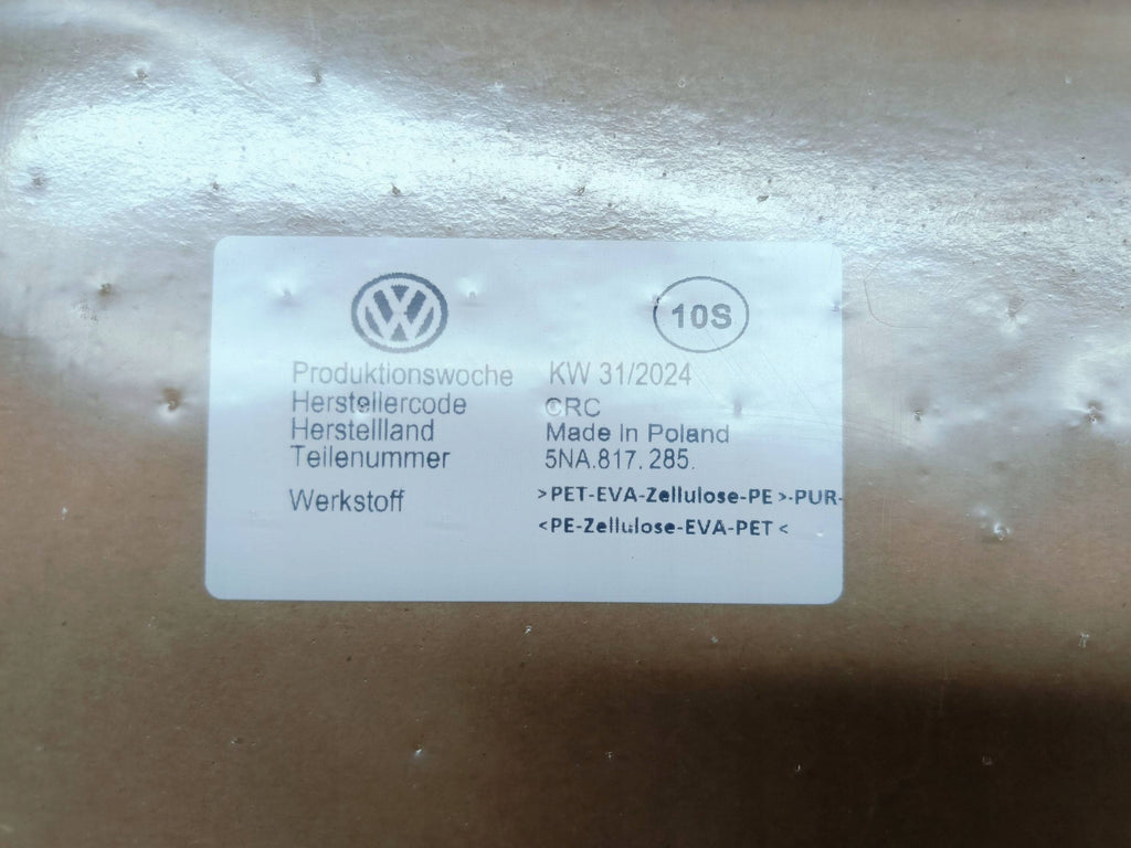 Volkswagen Tiguan II 16- WYGŁUSZENIE IZOLACJA DŹWIĘKOWA DACHU 5NA817285