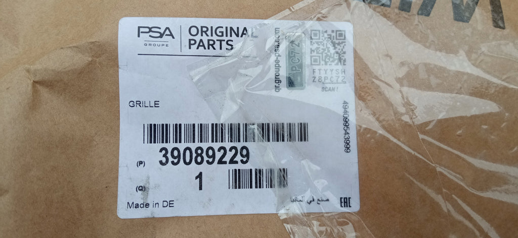 OPEL ASTRA K V 15- ATRAPA KRATKA GRILL ZDERZAKA PRZEDNIEGO BLACK 13423640