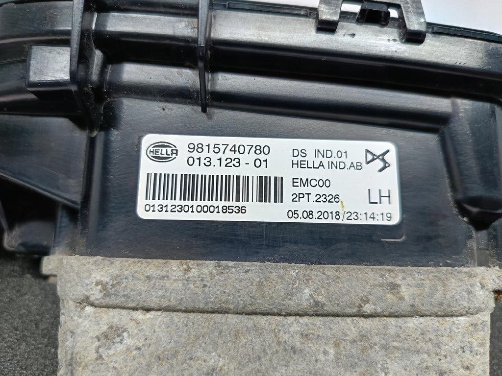 CITROEN DS7 CROSSBACK 18-HALOGEN DRL LINKS SCHEINWERFER LINKS LED-LEUCHTE 9815740780