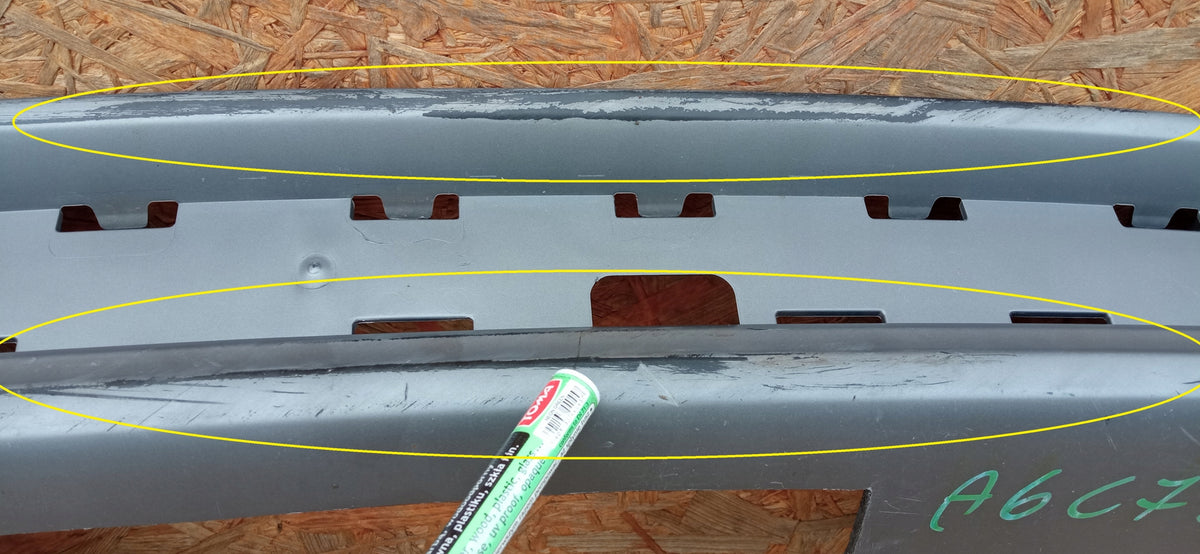 Audi A6 C7 Lift 10- Diffuser Filler Panel Spoiler Rear Bumper 4G0807521F — photo 4 of 10