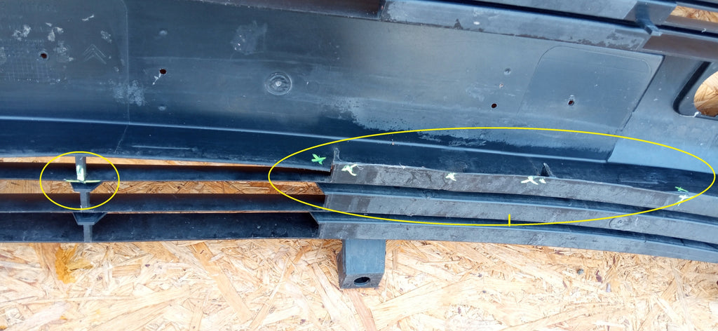 CITROEN C1 05- KRATKA ATRAPA GRILL ZDERZAKA PRZEDNIEGO 53112-0H030